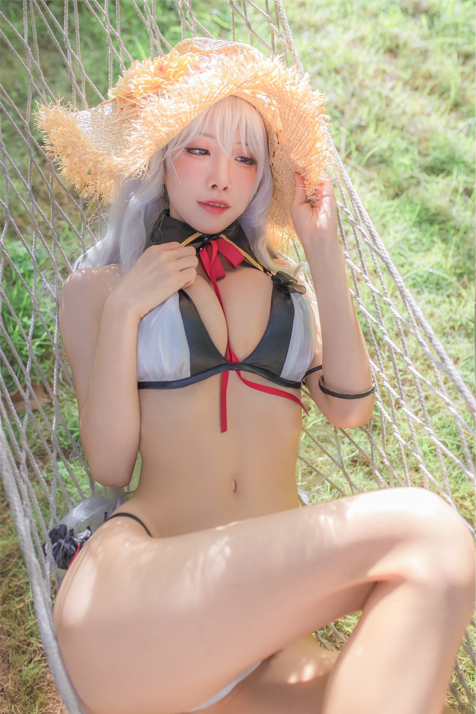 Aqua Water Miao - Alge rie Swimsuit (Azur Lane)(12)